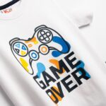 FUNKY Σετ κοντομάνικο μπλουζάκι βερμούδα τζιν game - Image 2