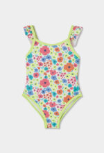 Swimsuit polyamide floral for girl - print