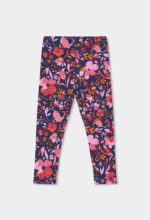 Stretch knit leggings for girl -BCI - print - Image 2