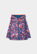 Reversible parka floral for girl - ocean - Image 4