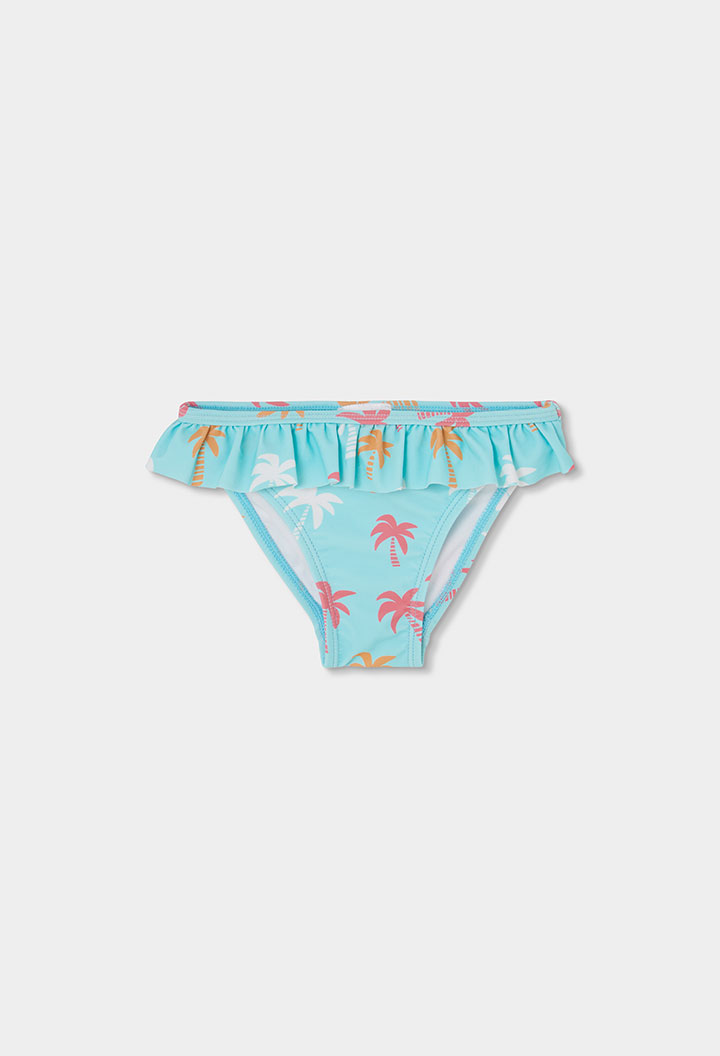 3331669806_a.jpg Knickers polyamide "palm trees" for girl - print - Image 1