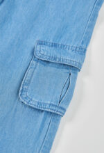 Denim trousers for girl - bleach - Image 4
