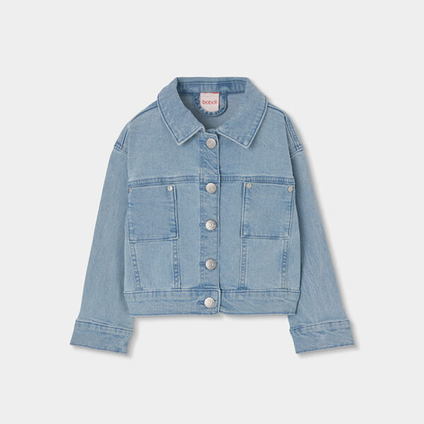 Denim jacket for girl -BCI - bleach