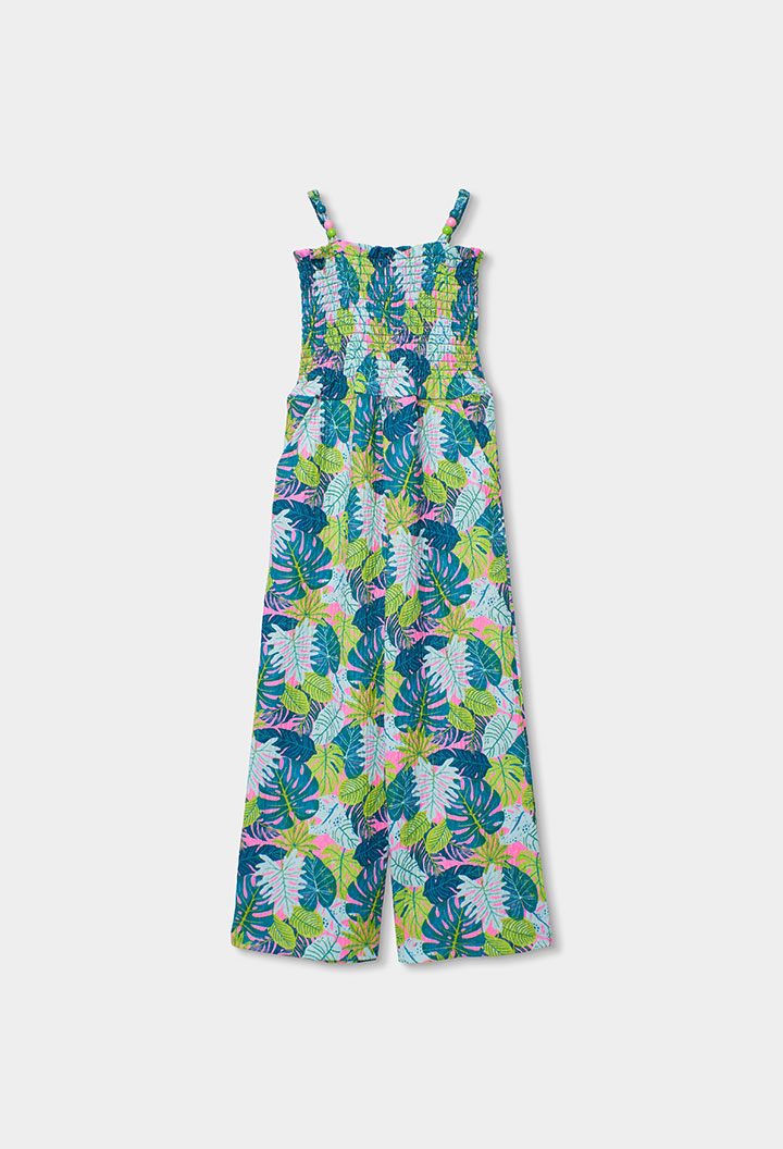 4130319843_a.jpg Knit jumpsuit printed for girl - print - Image 1