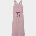 Popelin jumpsuit striped for girl -BCI - stripes