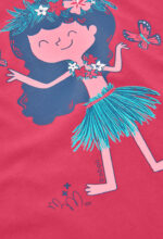 Knit t-Shirt printed for girl -BCI - magenta - Image 4