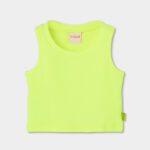 Knit t-Shirt for girl -BCI - green