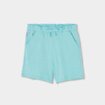 Knit bermuda shorts flame for girl -BCI - lake