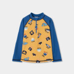 Knit t-Shirt polyamide for boy - print