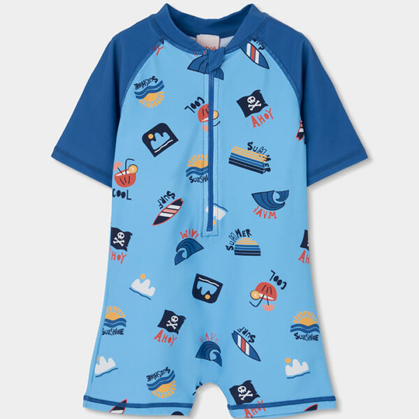 Jumpsuit polyamide for boy - print