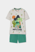 Set knit for boy -BCI - ecru