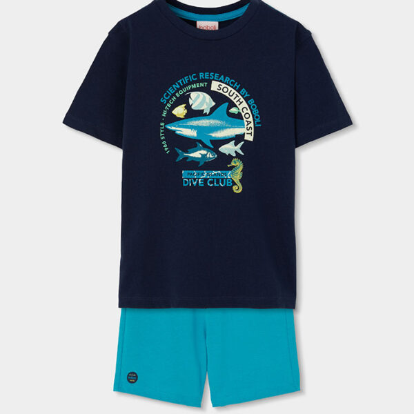 Set knit for boy -BCI - navy