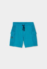 Fleece bermuda shorts for boy - canard