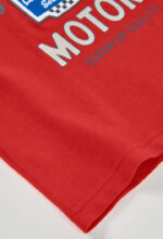 Knit t-Shirt for boy -BCI - maroon - Image 4
