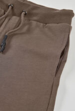 Fleece bermuda shorts for boy -BCI - brown - Image 3