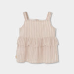 Shirt linen striped for girl - stripes