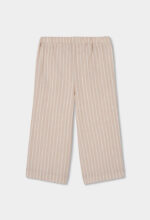 Linen trousers striped for girl - stripes - Image 2