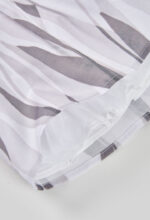 Satin sleevless dress for girl -BCI - white - Image 4