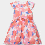 BOBOLI Φόρεμα chiffon με τυπωμένα λουλούδια