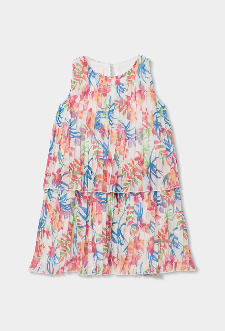 7630179846_a.jpg Chiffon dress printed for girl - print - Image 1