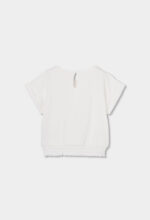 Loose-Blouse gauze for girl - off white - Image 2