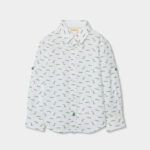Poplin shirt printed for boy -BCI - print